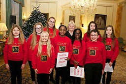 'Backstage' at Downing Street recital