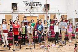 Recording at the Abbey Road Studios